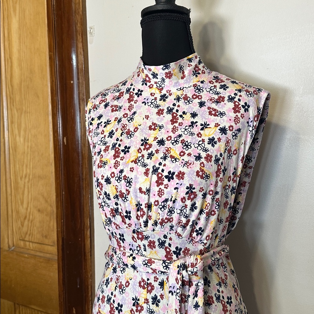 Free People Multicolor Floral Scarf